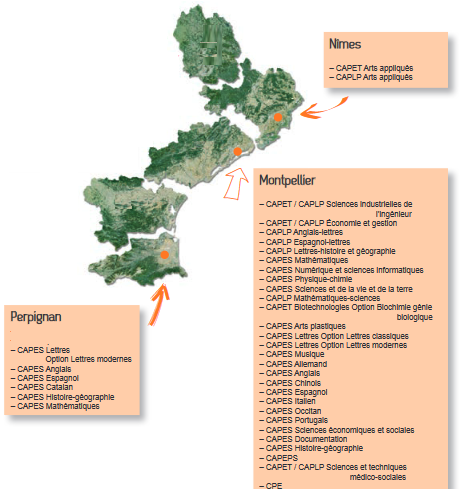 CARTE 2ND DEGRE